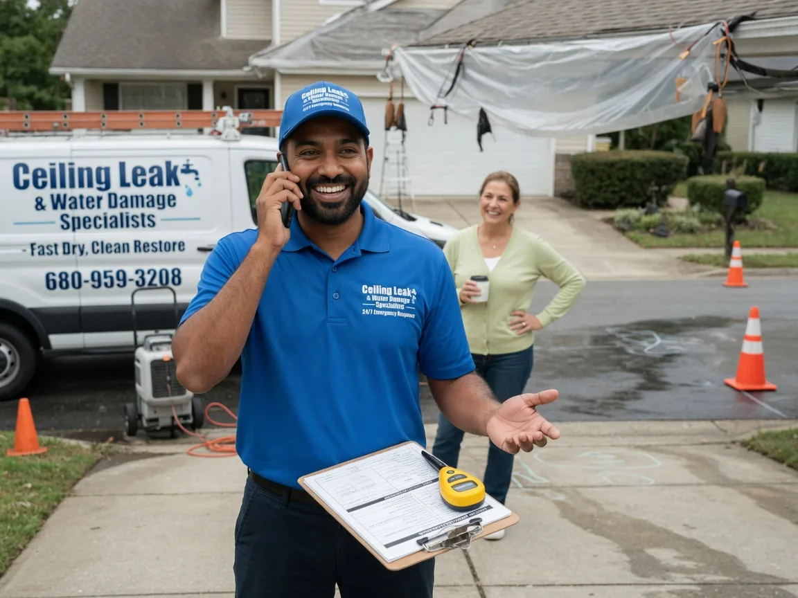 Ceiling Leak Cleanup Herculaneum, MO FAQs